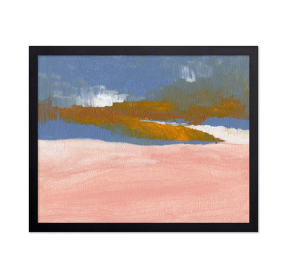 Blush Horizon Abstract No1