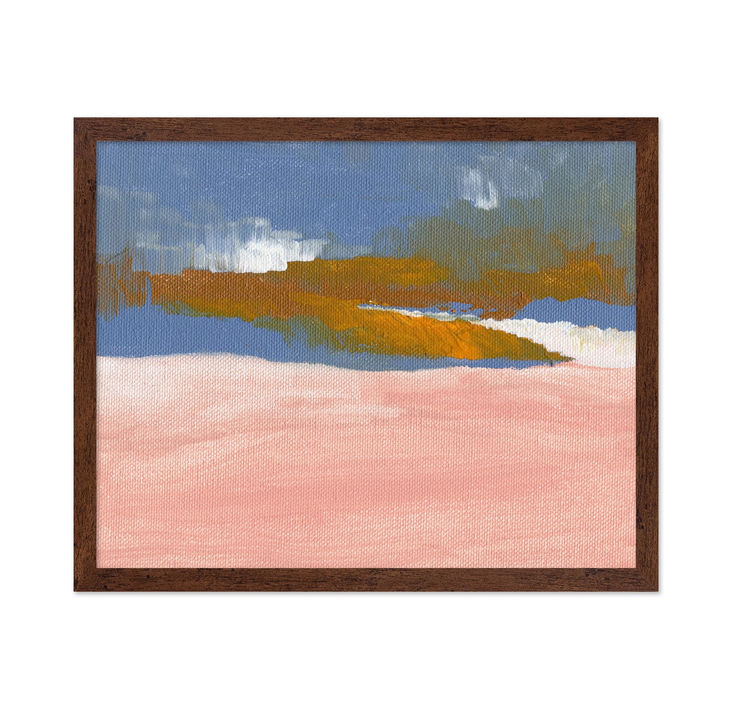 Blush Horizon Abstract No1