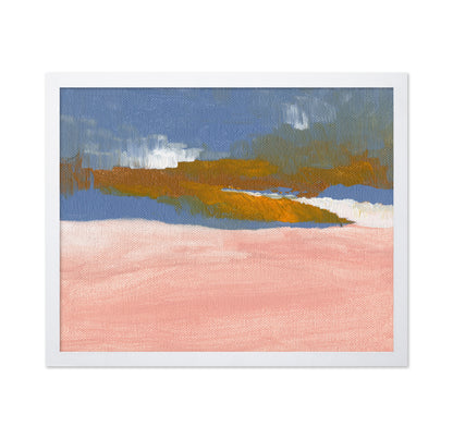 Blush Horizon Abstract No1