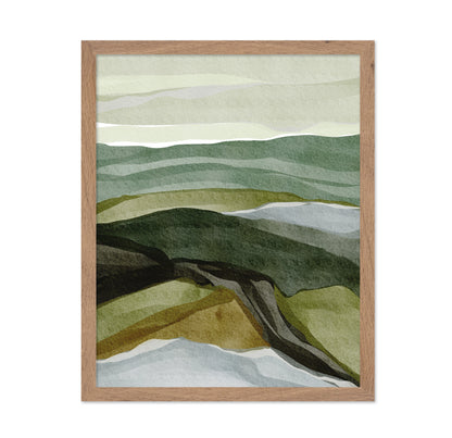 Layered Green Hills