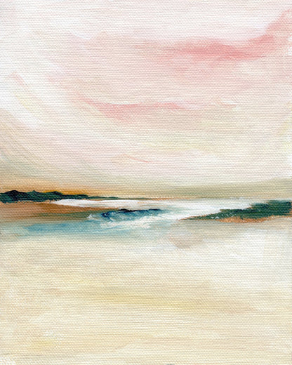 Soft Pink Seascape No1