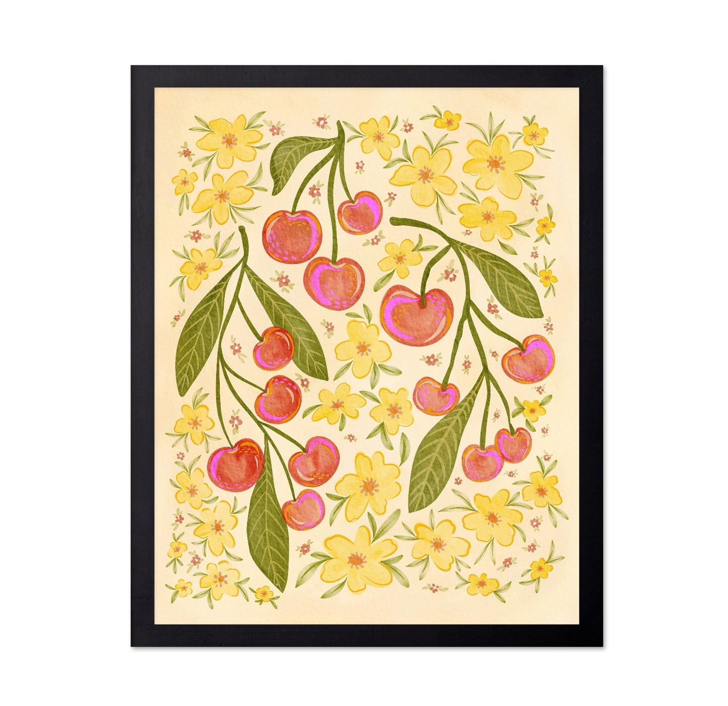 Cherry Floral Pattern