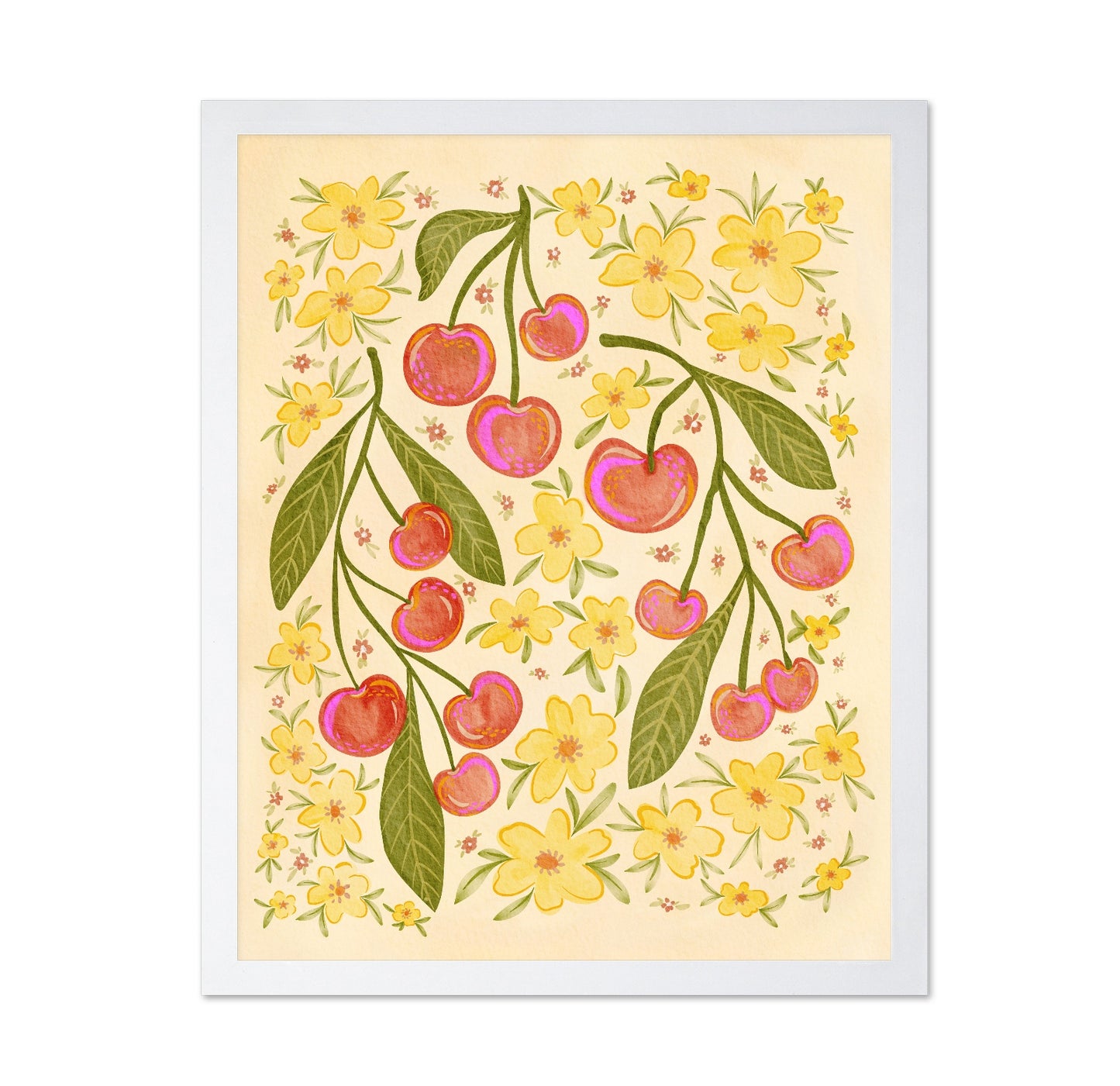 Cherry Floral Pattern