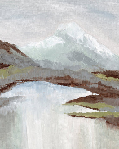 Snowy Mountain Lake