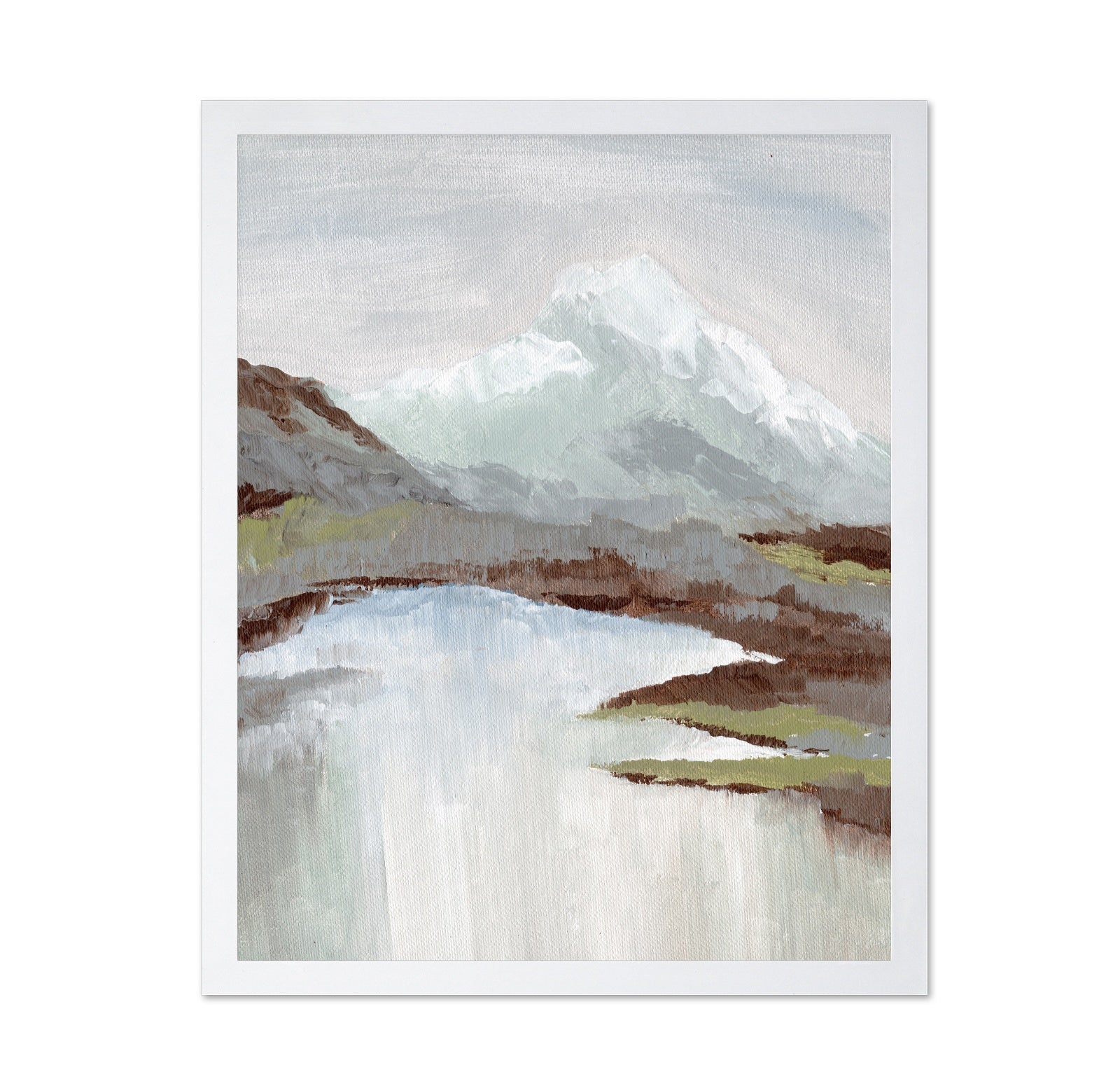 Snowy Mountain Lake