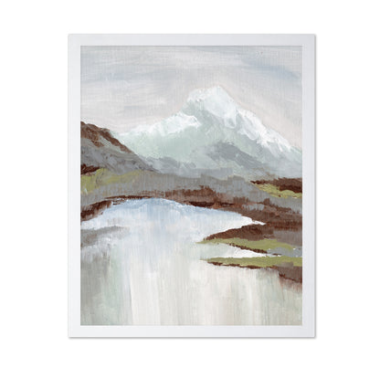 Snowy Mountain Lake