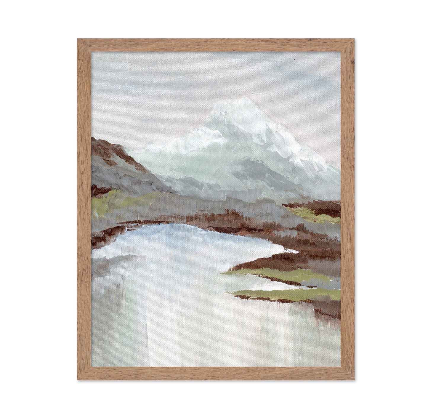 Snowy Mountain Lake