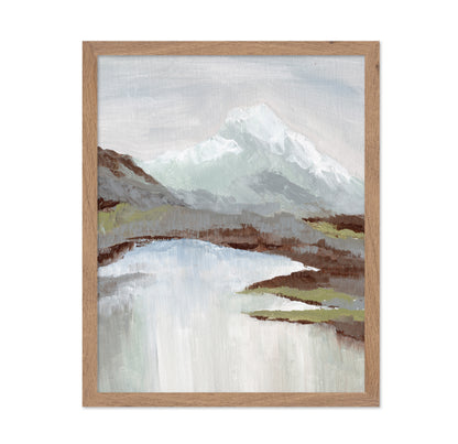 Snowy Mountain Lake