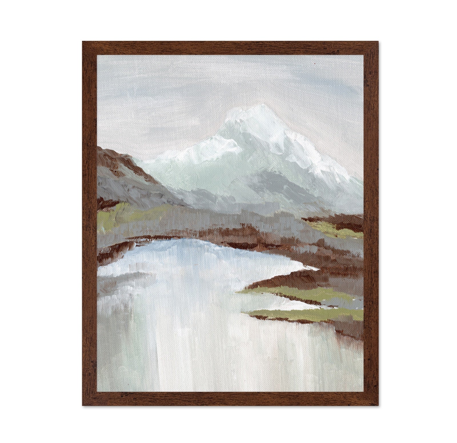 Snowy Mountain Lake