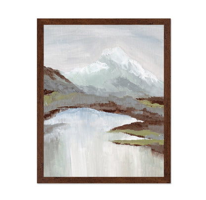 Snowy Mountain Lake