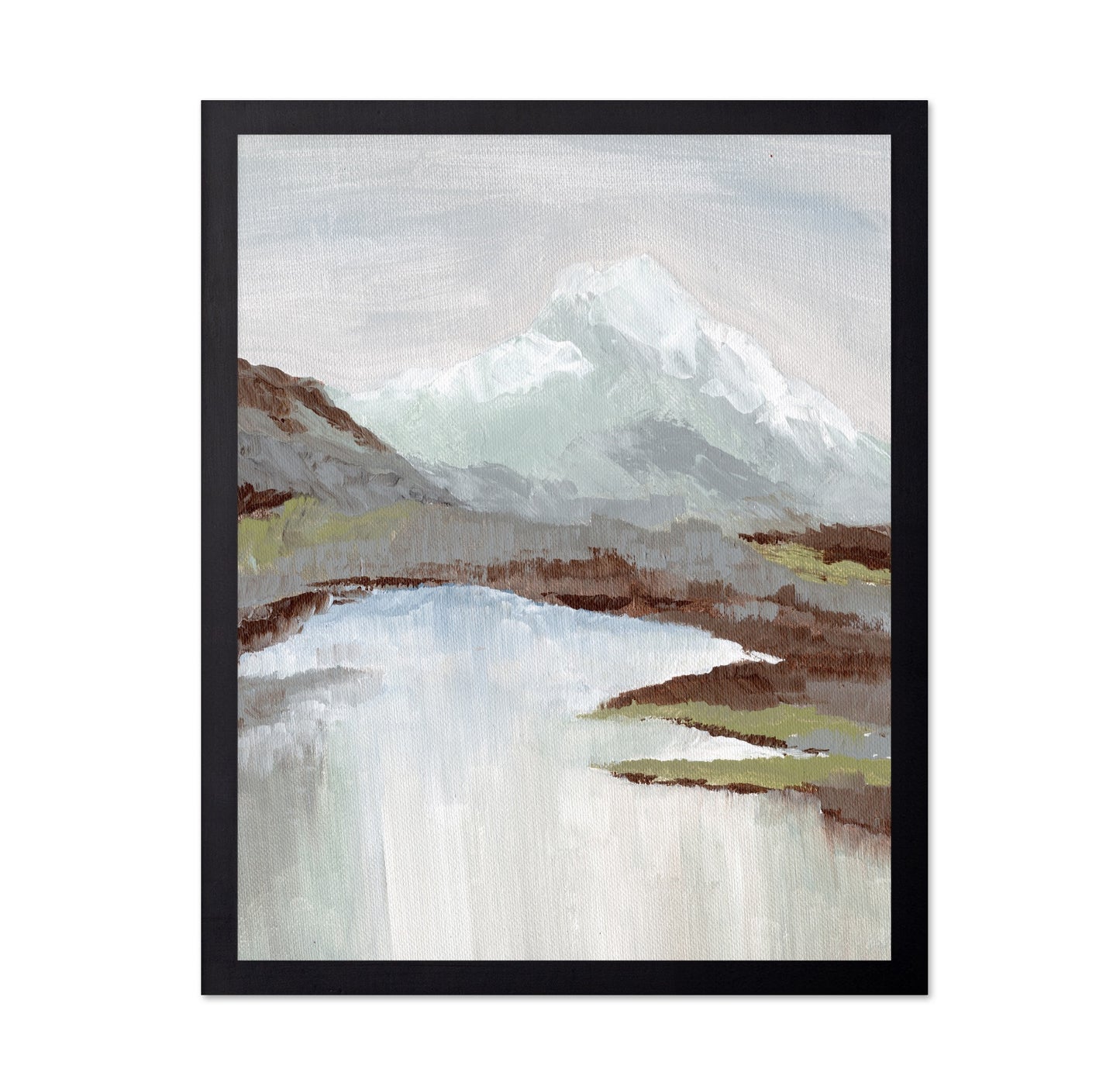 Snowy Mountain Lake