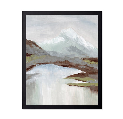 Snowy Mountain Lake