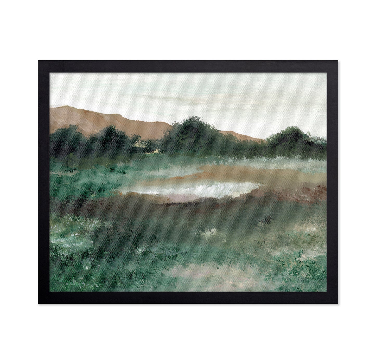Misty Green Field