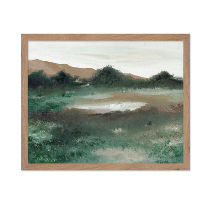 Misty Green Field