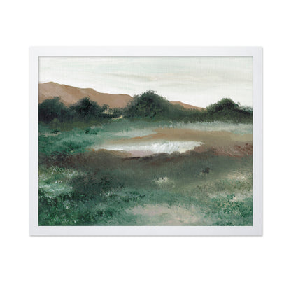 Misty Green Field