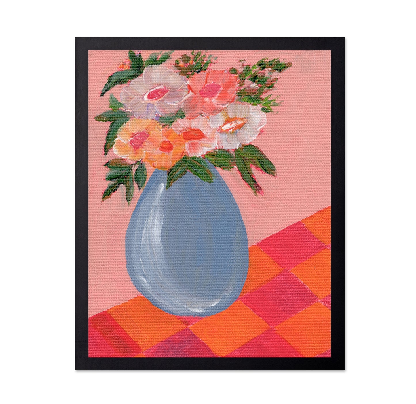 Pink Floral Vase No3
