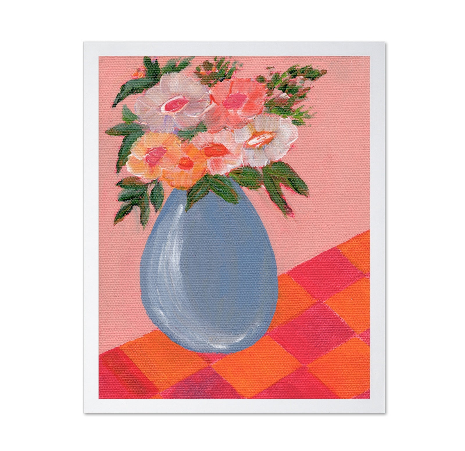 Pink Floral Vase No3