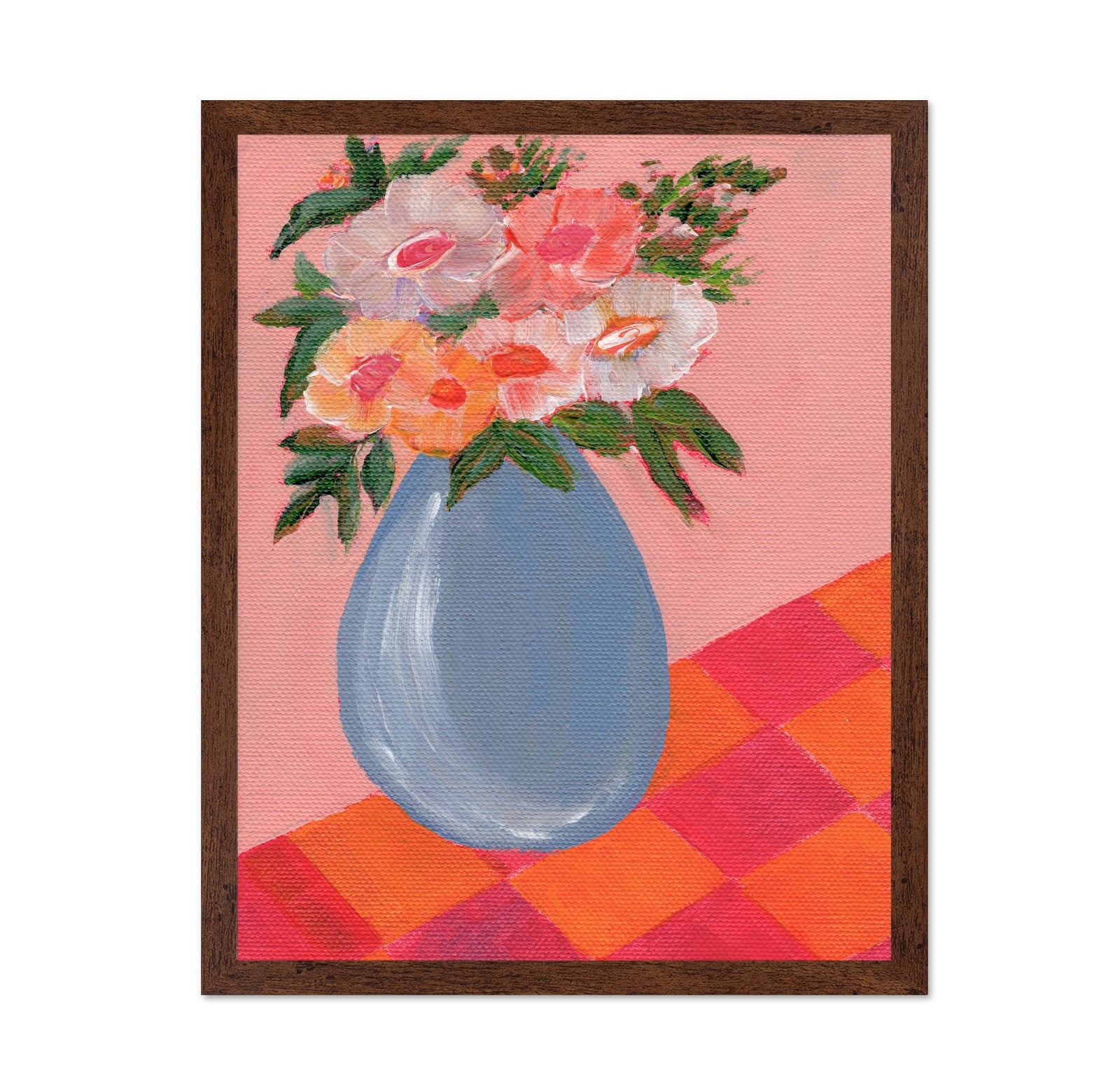 Pink Floral Vase No3