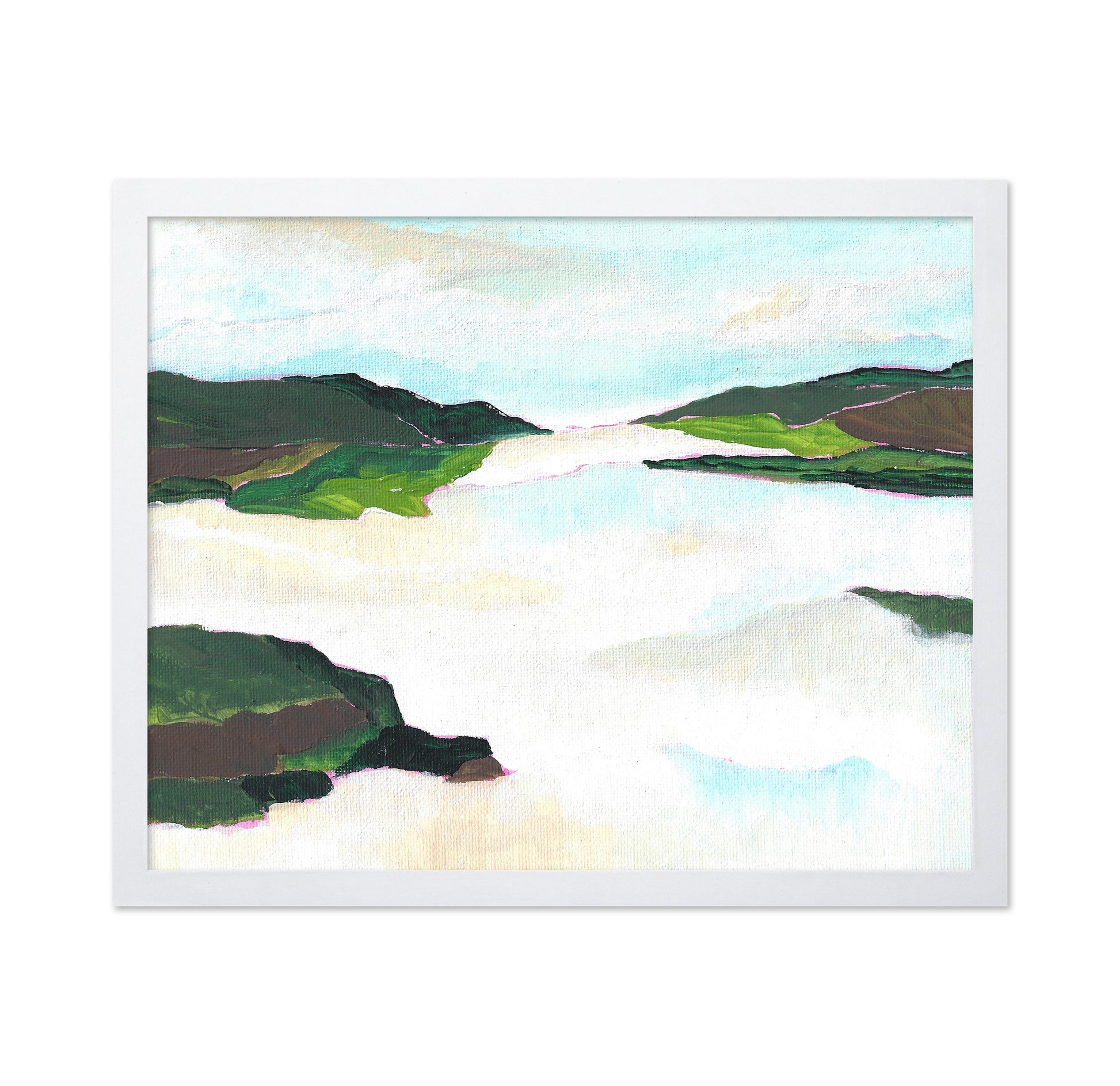 Serene Lake Horizon No1