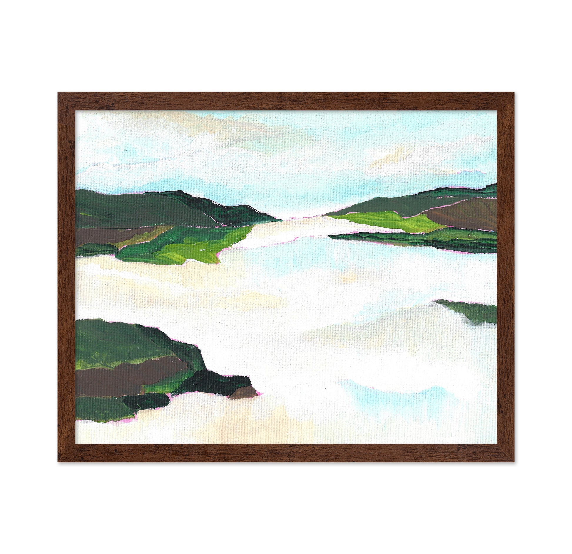 Serene Lake Horizon No1
