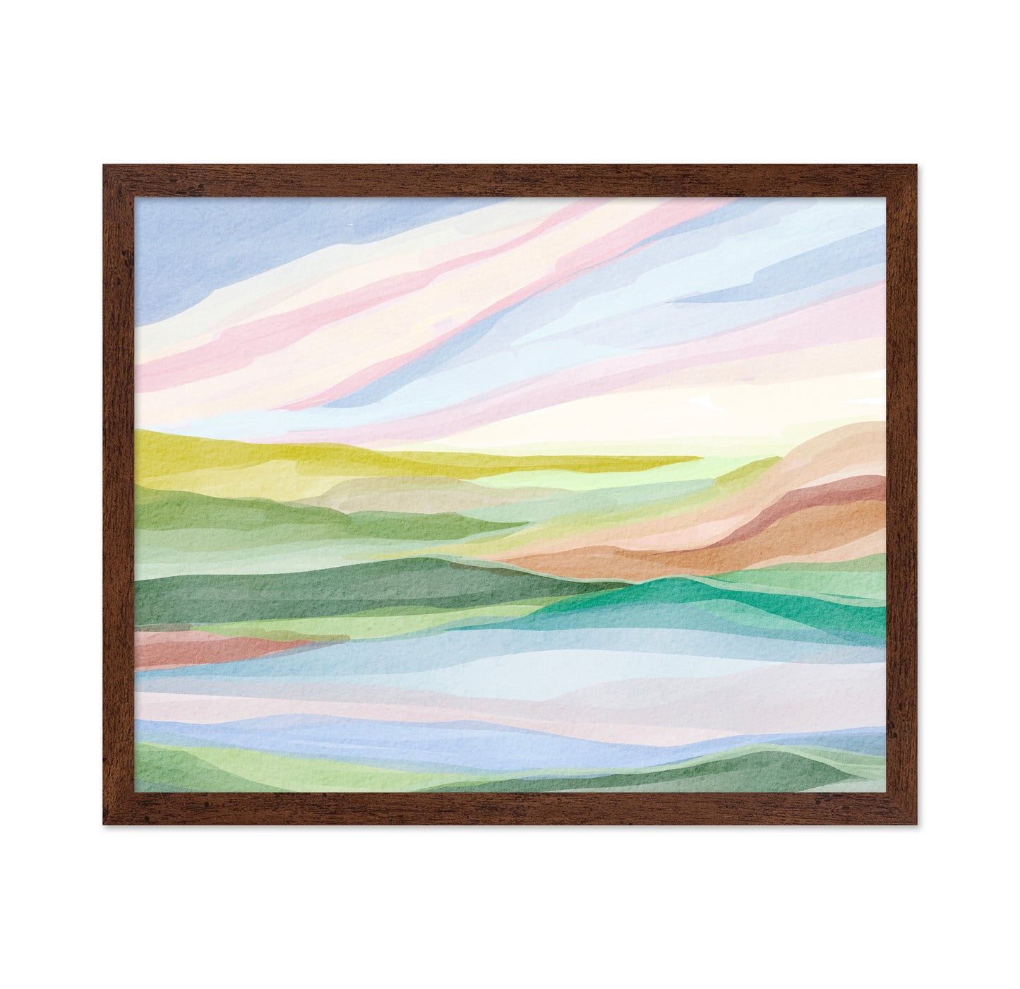 Pastel Rolling Hills No1