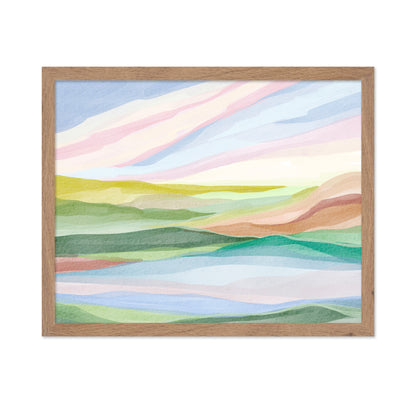 Pastel Rolling Hills No1