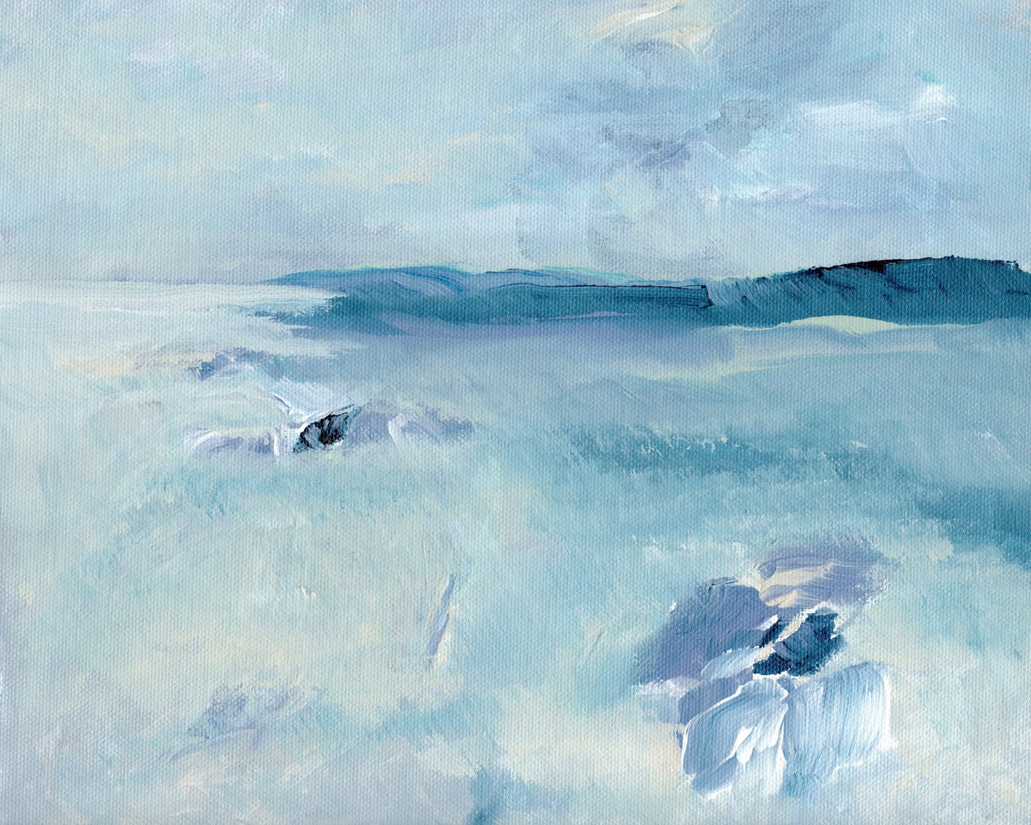Soft Blue Seascape