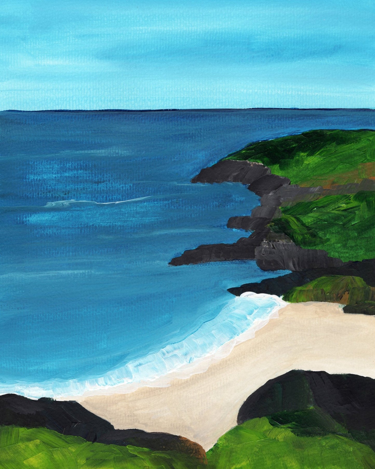 Coastal Cliff Beach