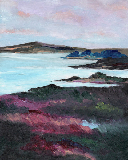 Purple Coastal View