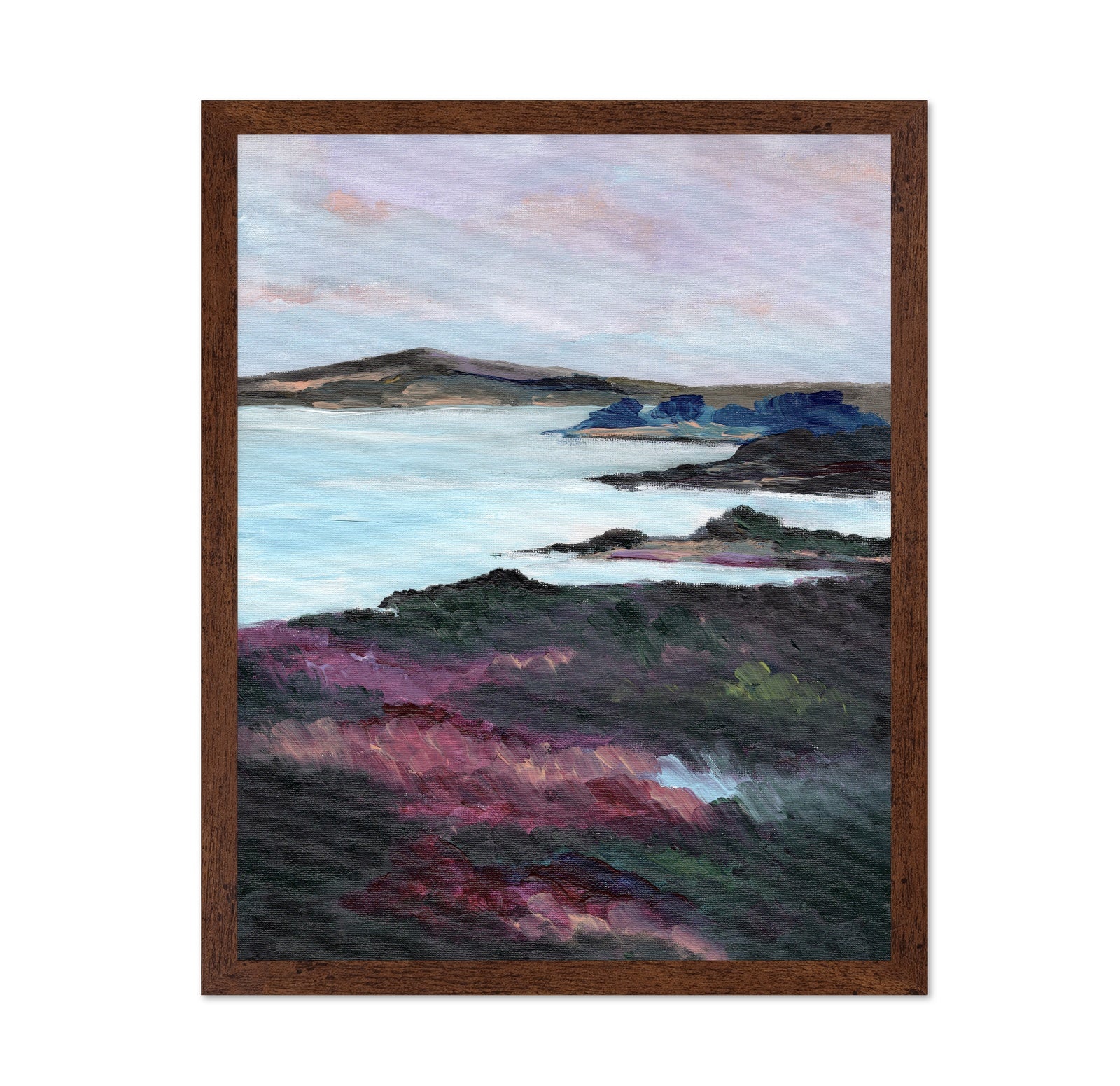 Purple Coastal View
