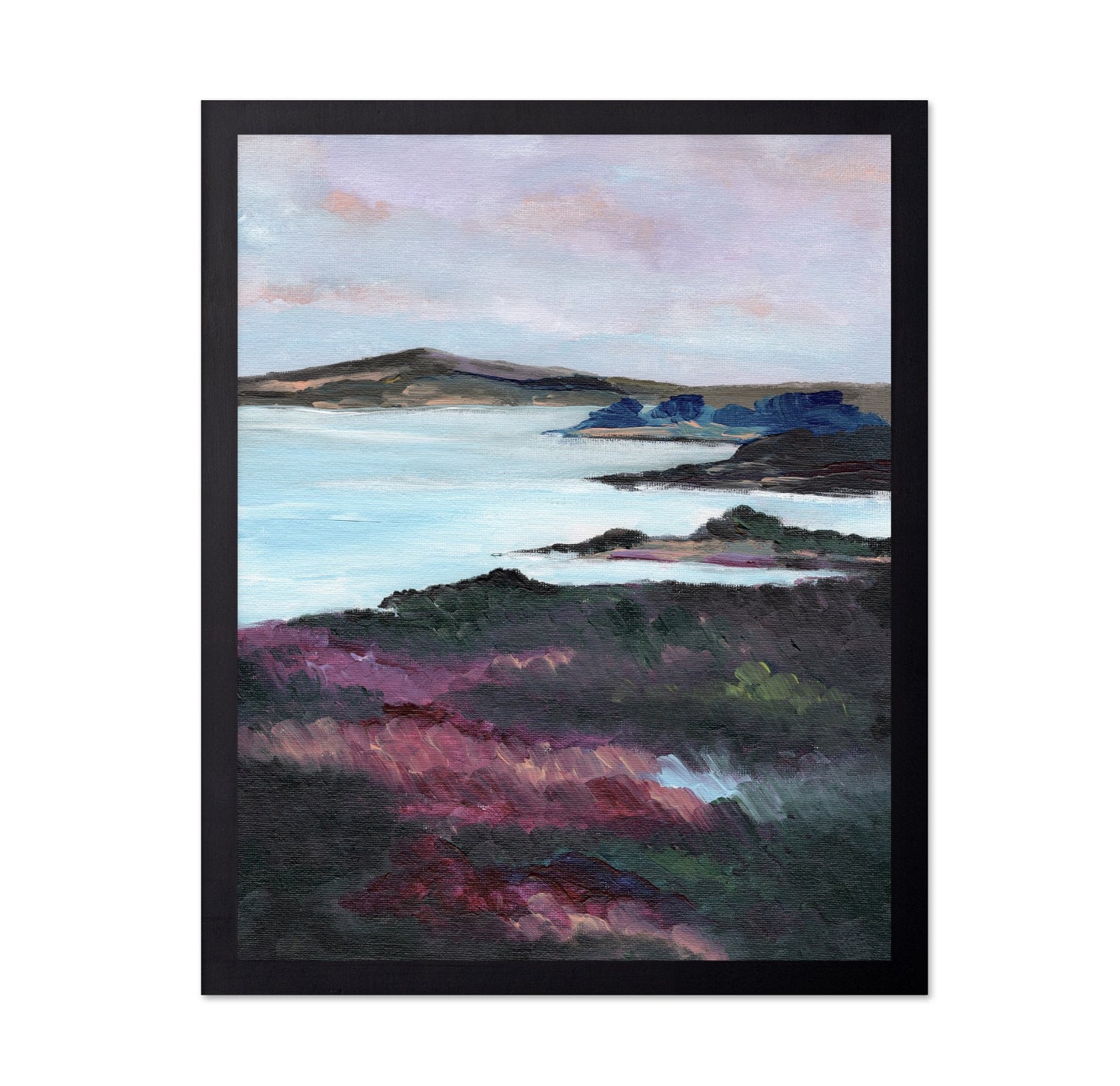 Purple Coastal View