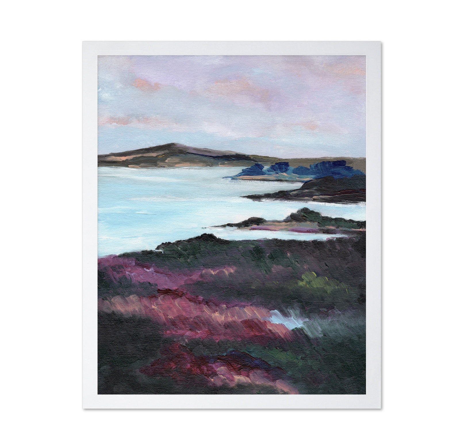 Purple Coastal View