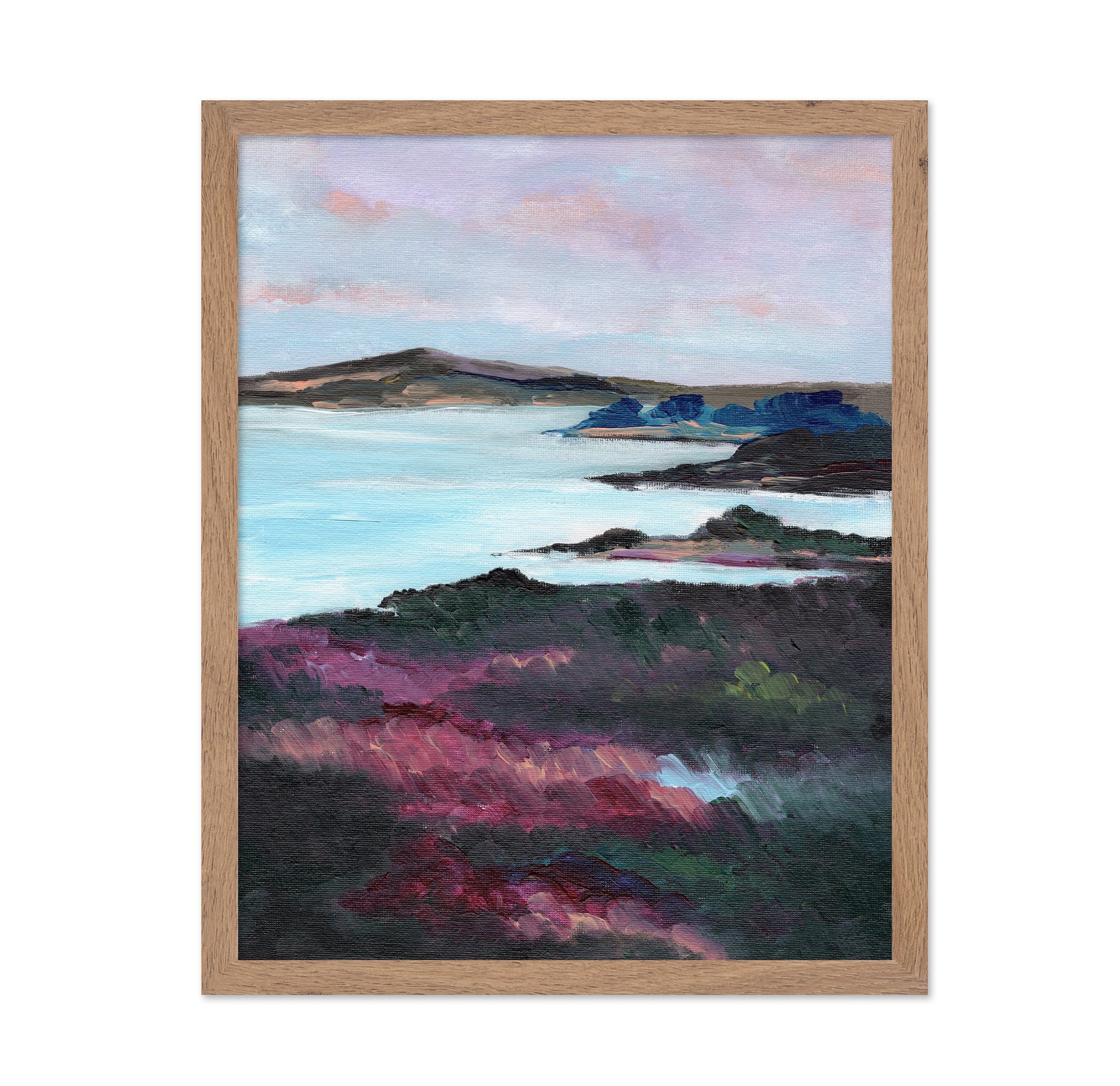 Purple Coastal View