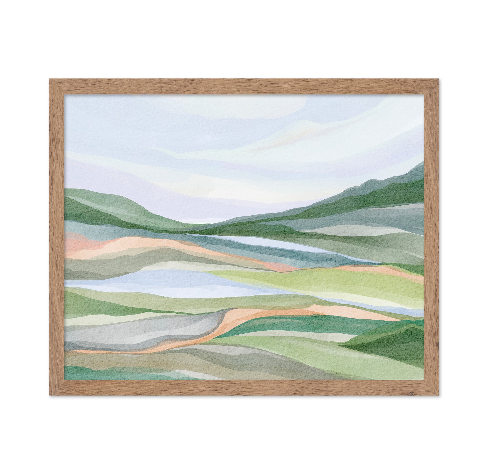 Pastel Highland View