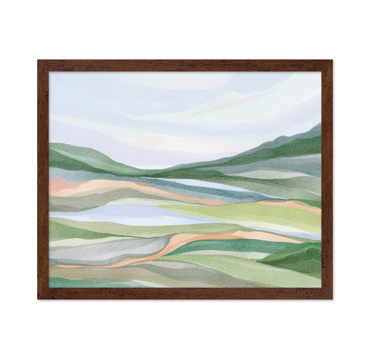Pastel Highland View