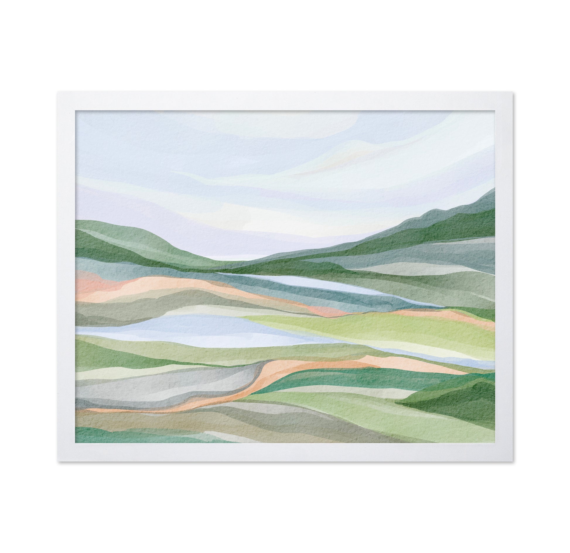 Pastel Highland View