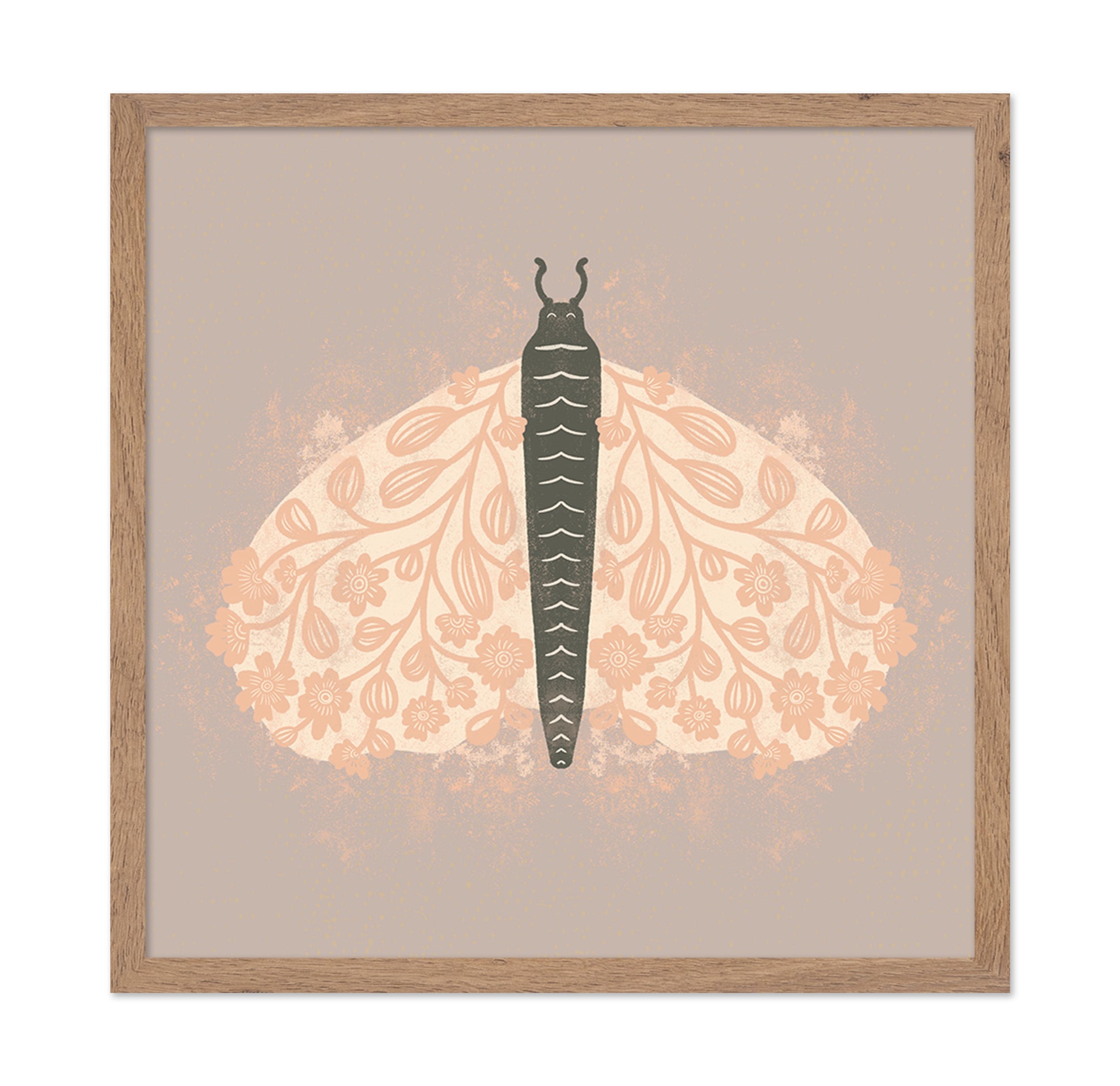 Floral Moth Design