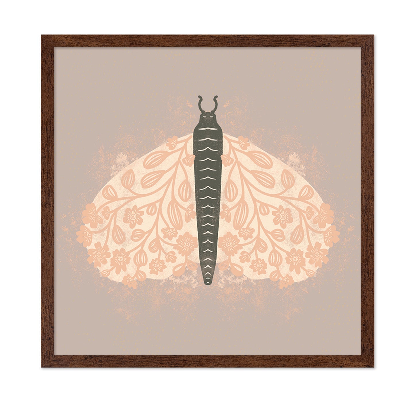 Floral Moth Design