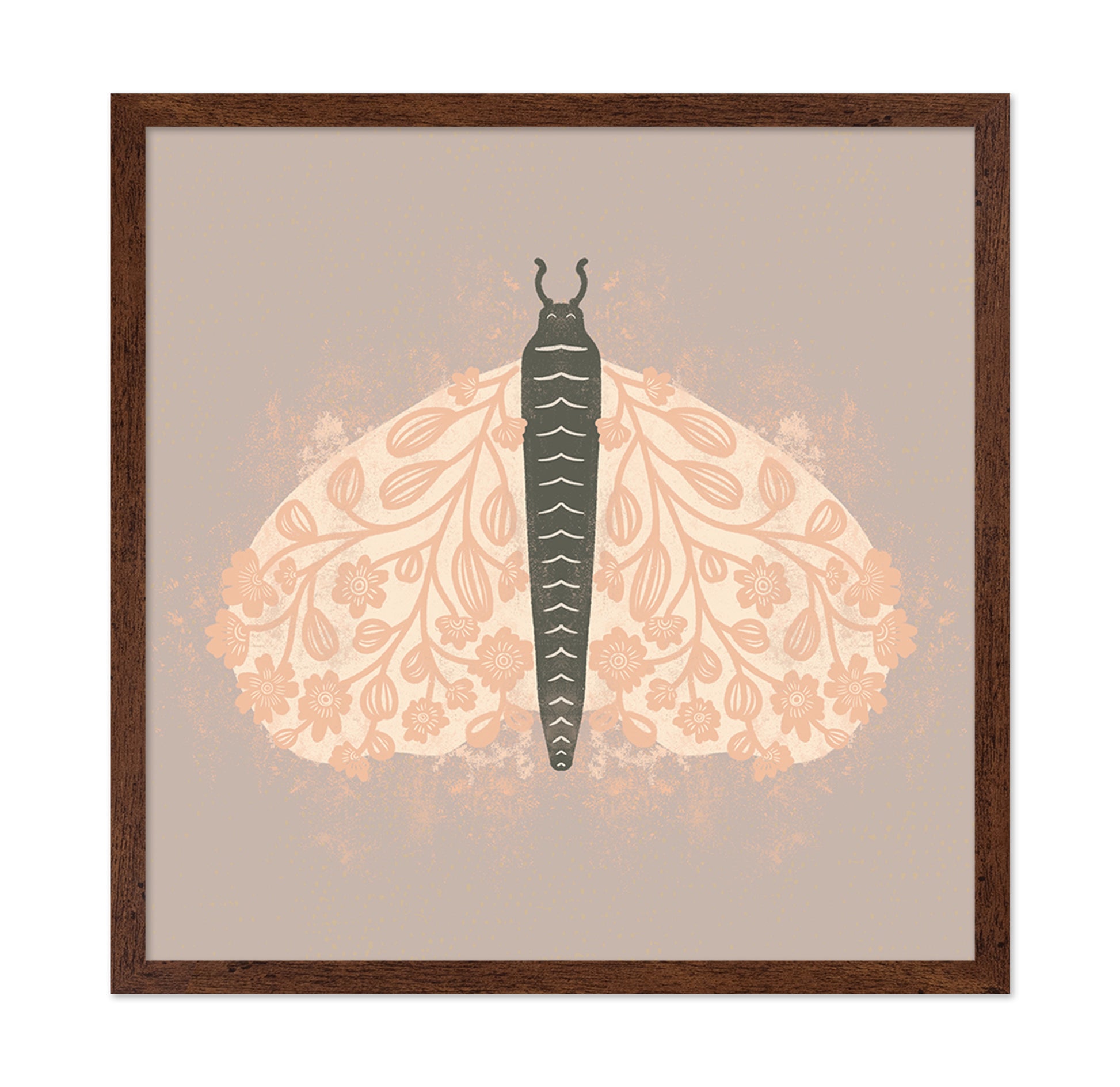Floral Moth Design
