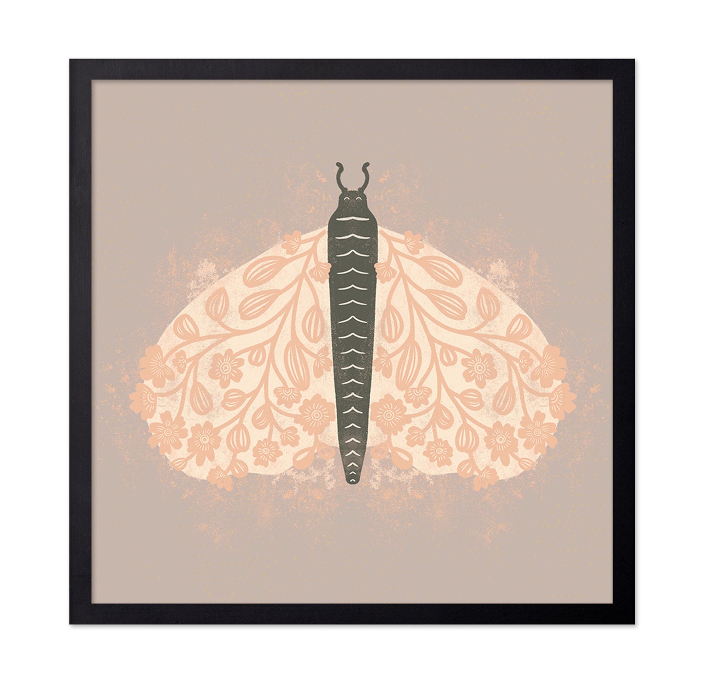 Floral Moth Design