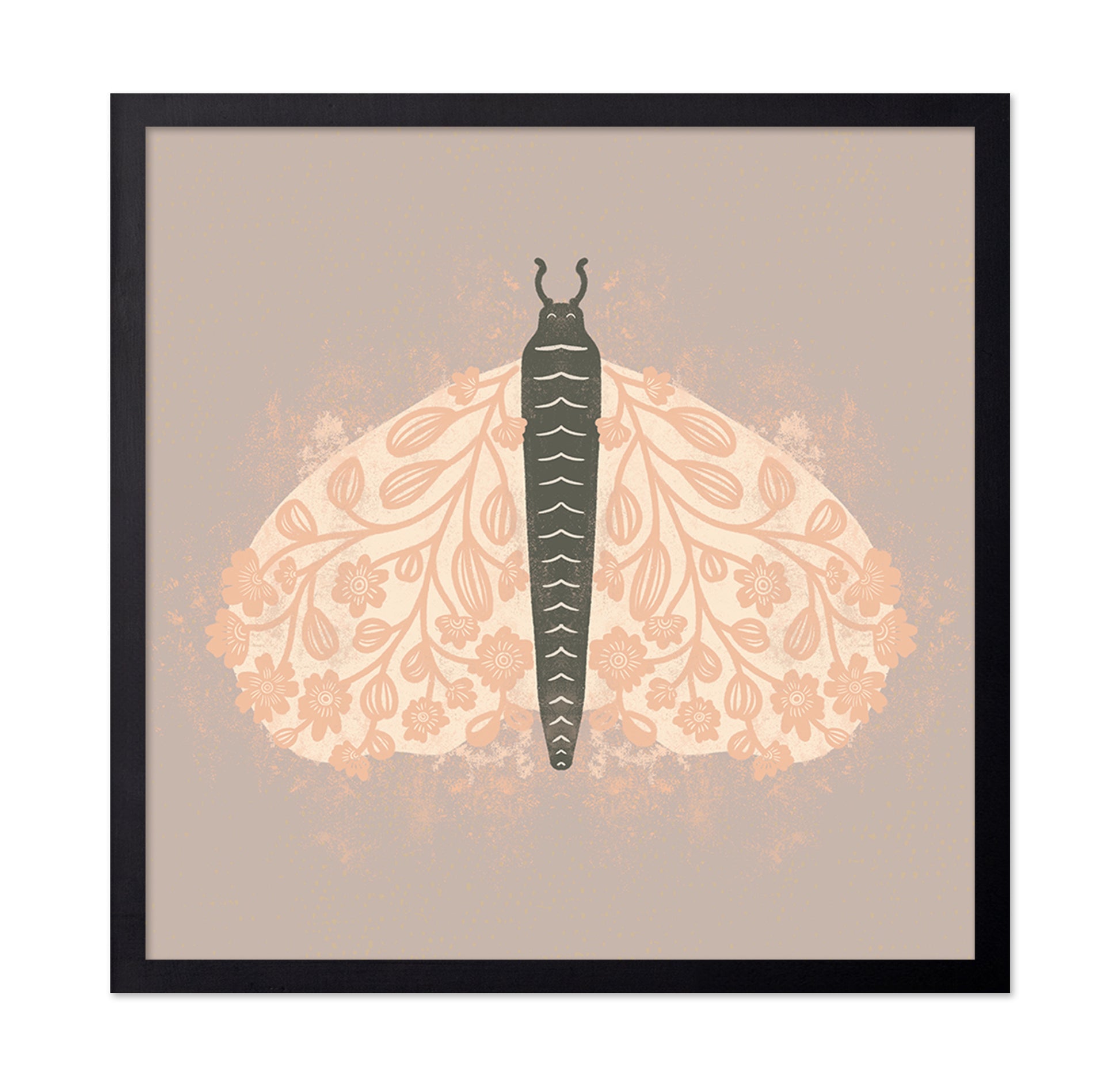 Floral Moth Design