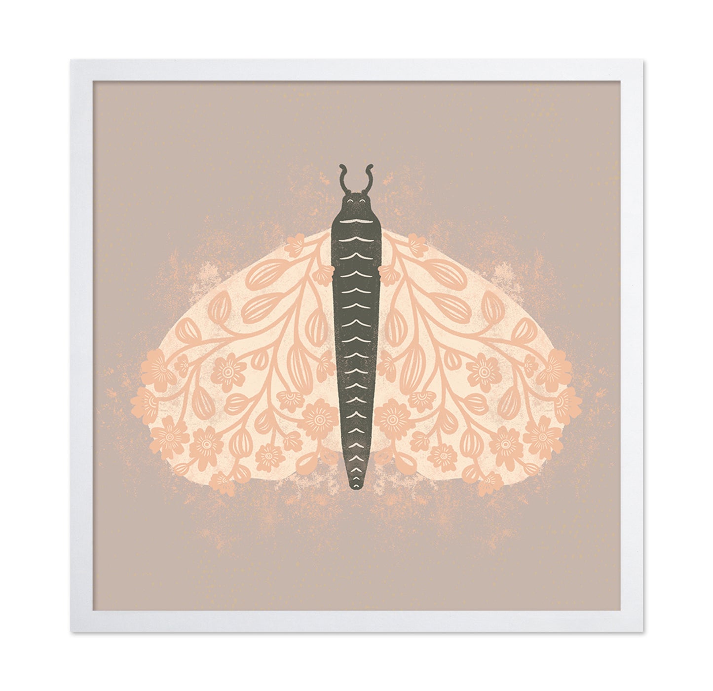 Floral Moth Design