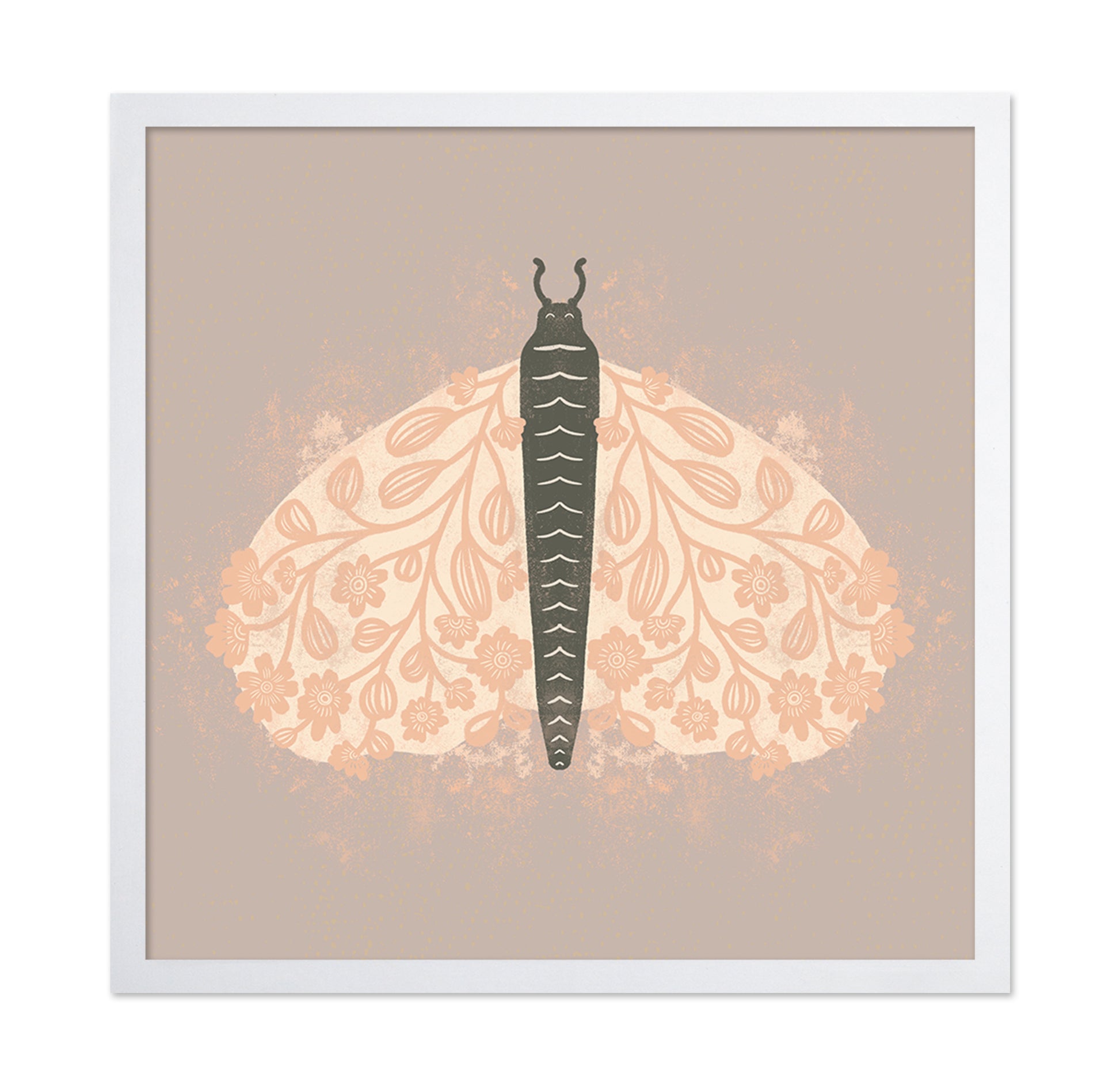 Floral Moth Design