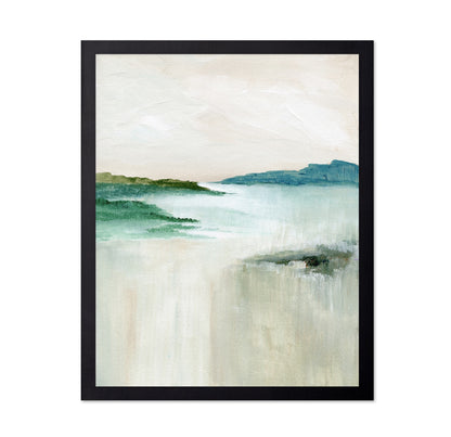 Misty Coastal Horizon