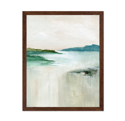 Misty Coastal Horizon