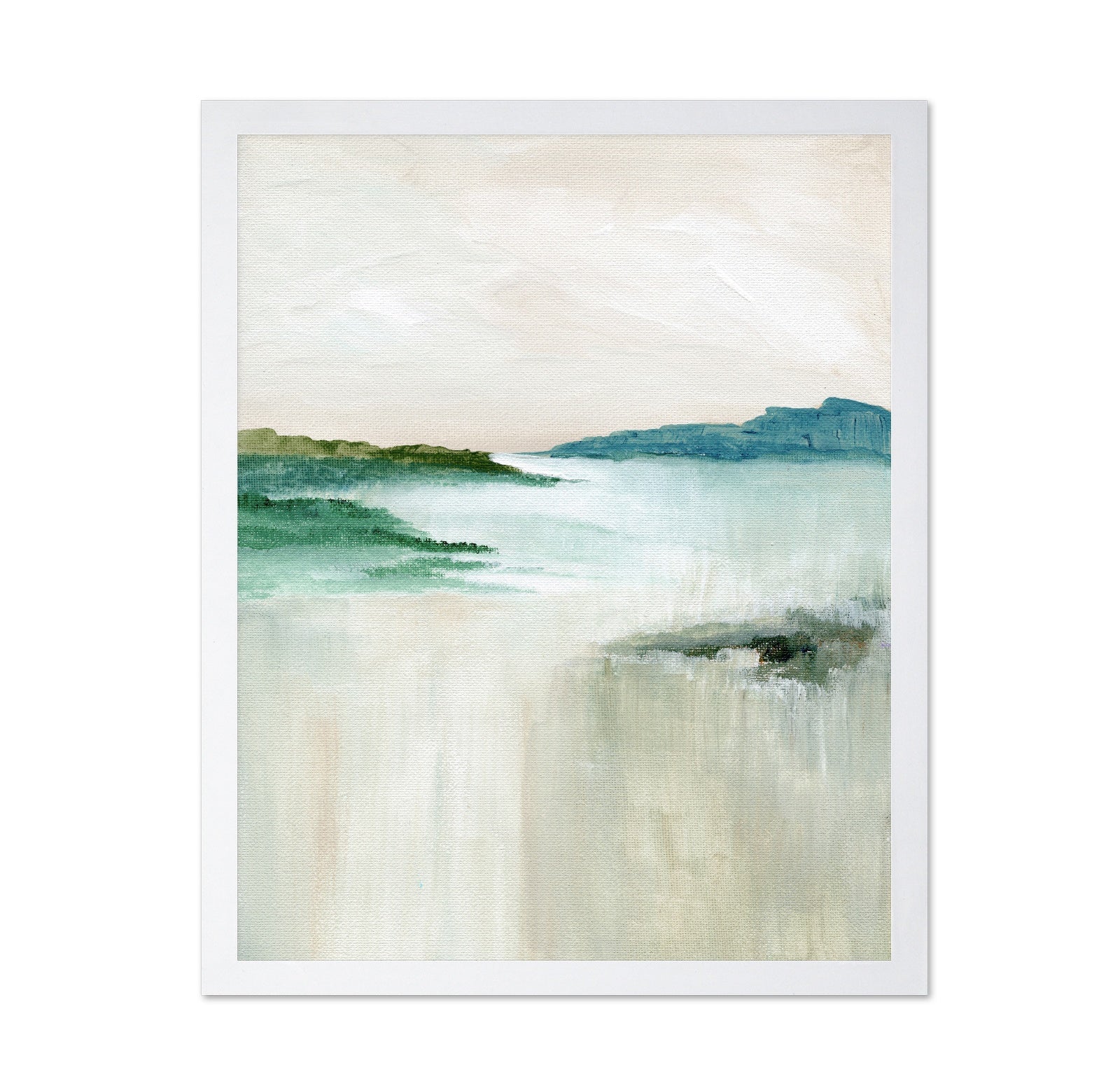 Misty Coastal Horizon