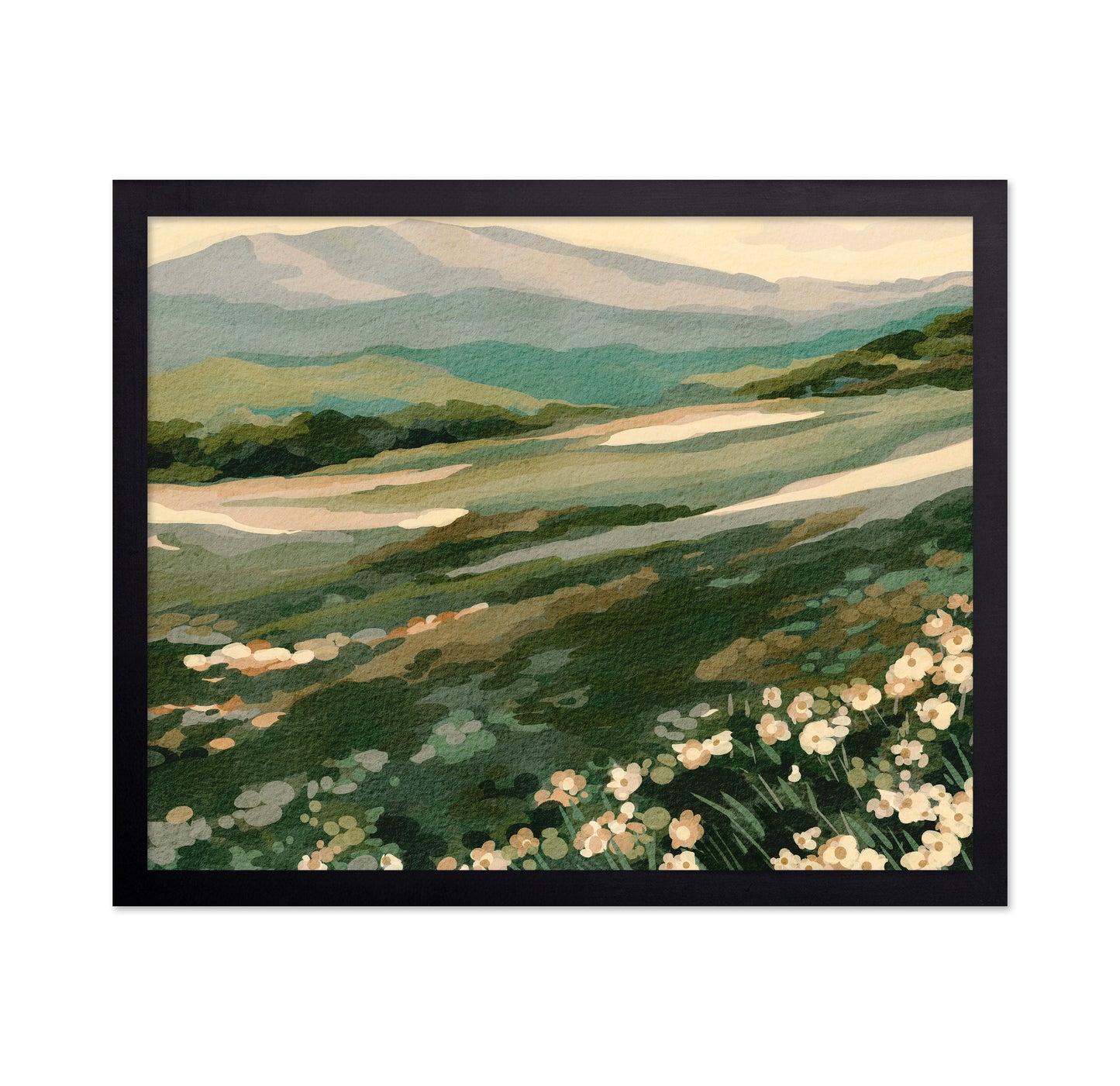 Misty Flower Hills