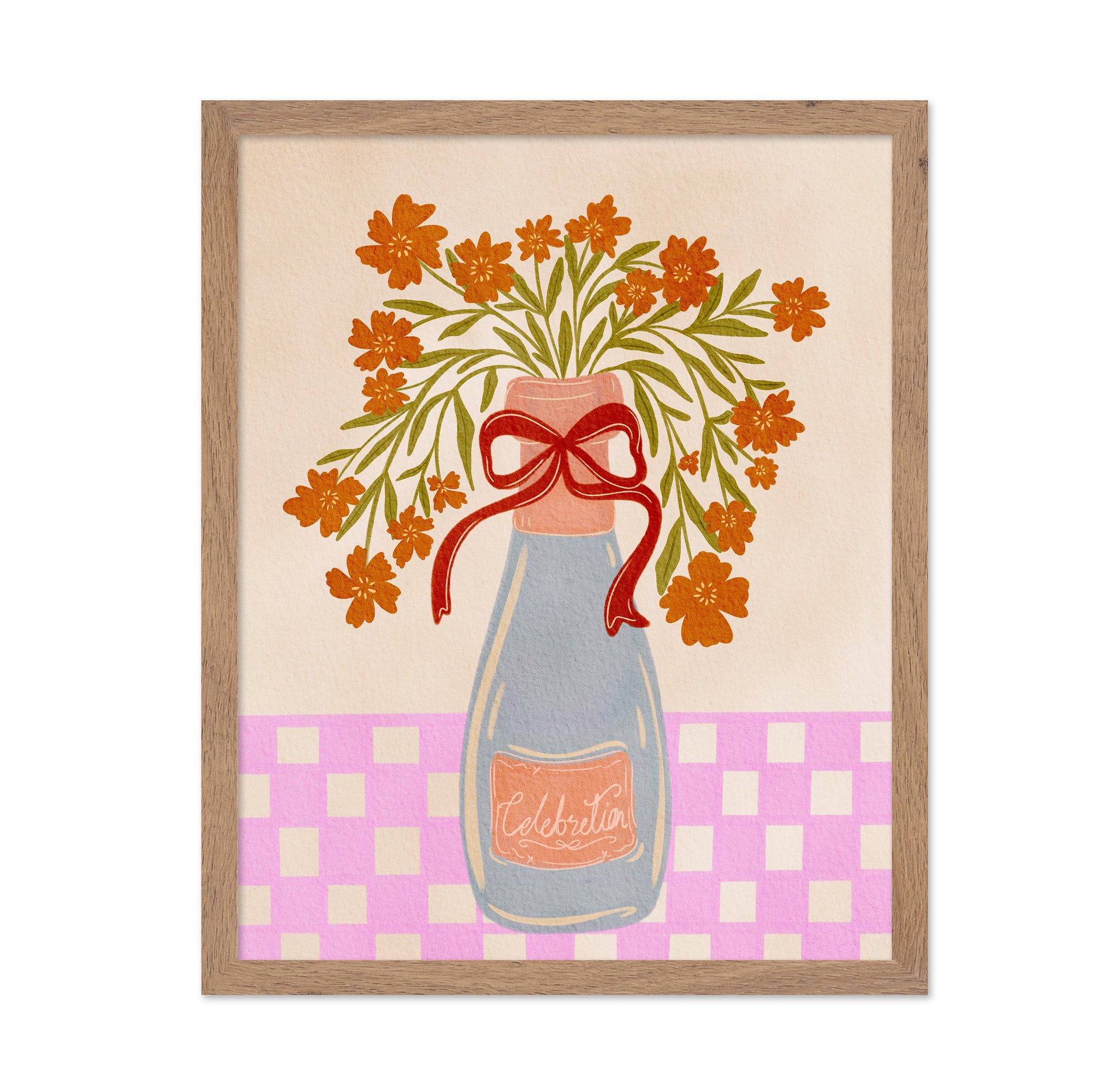Cheerful Flower Vase