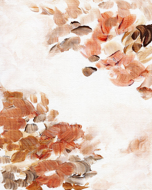 Warm Brown Blossoms