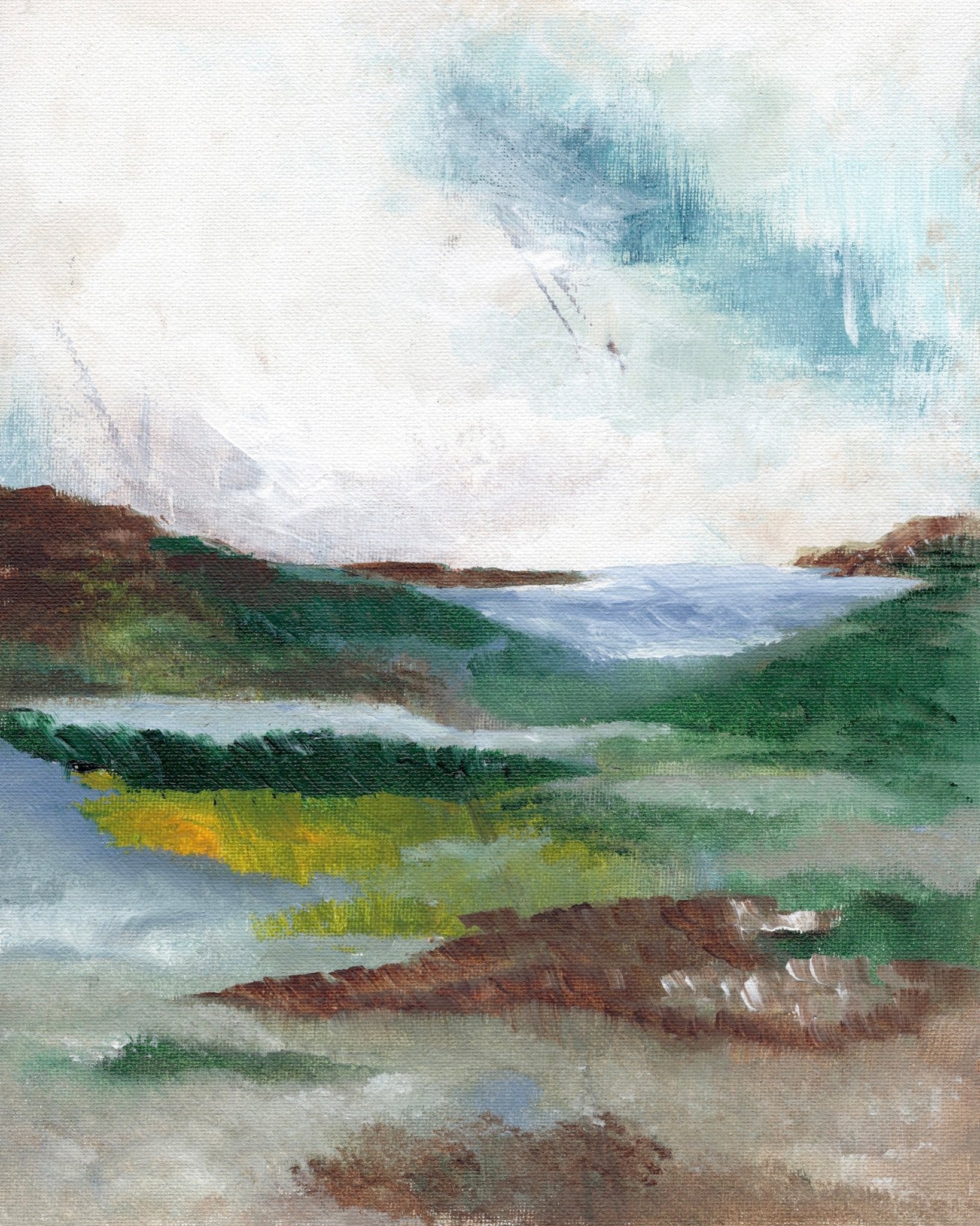 Abstract Green Valley